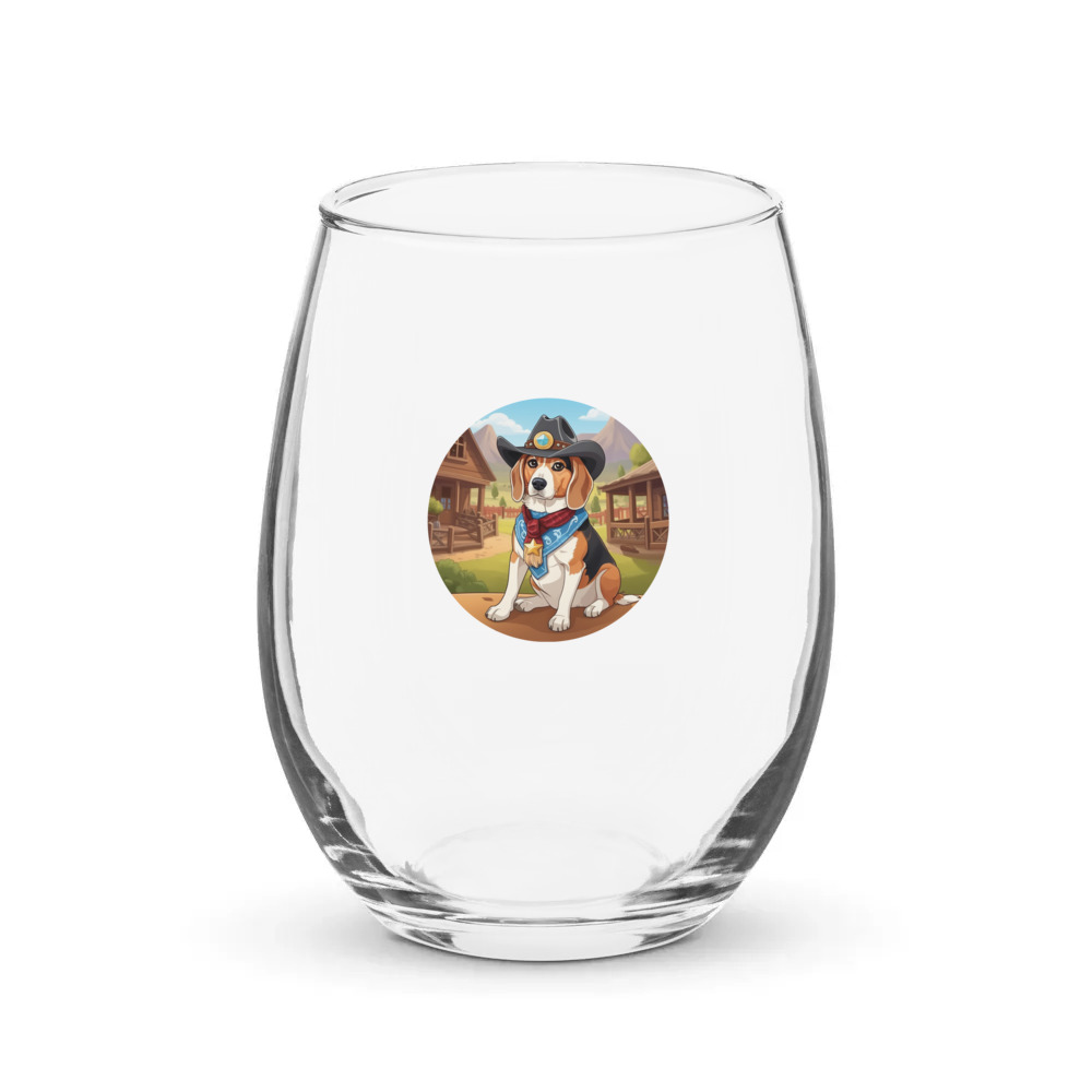PugMug Custom Munchkin Stemless Wine Glass