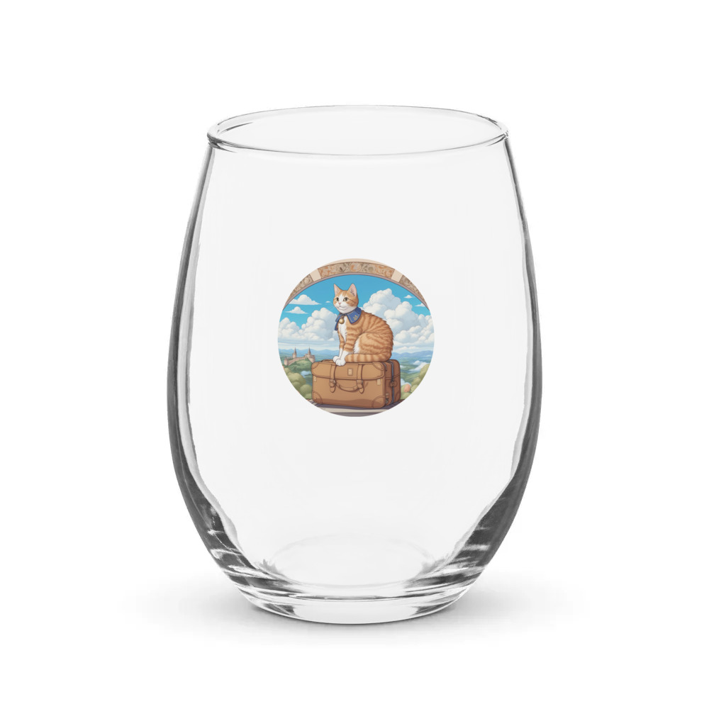 PugMug Custom Jack Jack Stemless Wine Glass