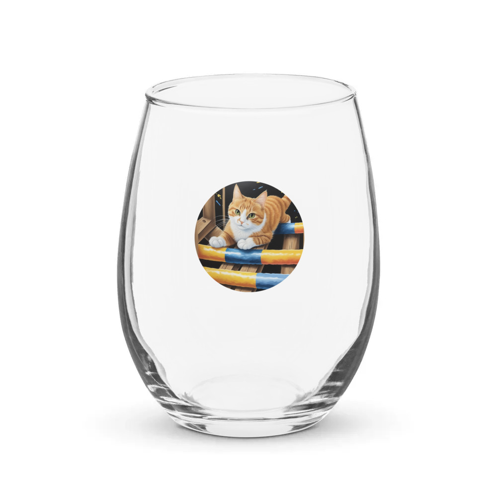 PugMug Custom Jack Jack Stemless Wine Glass