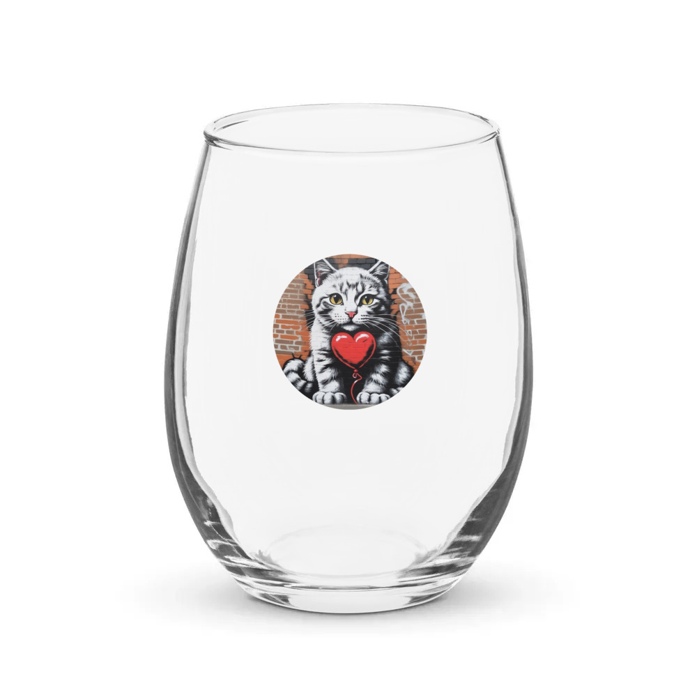 PugMug Custom Jack Jack Stemless Wine Glass