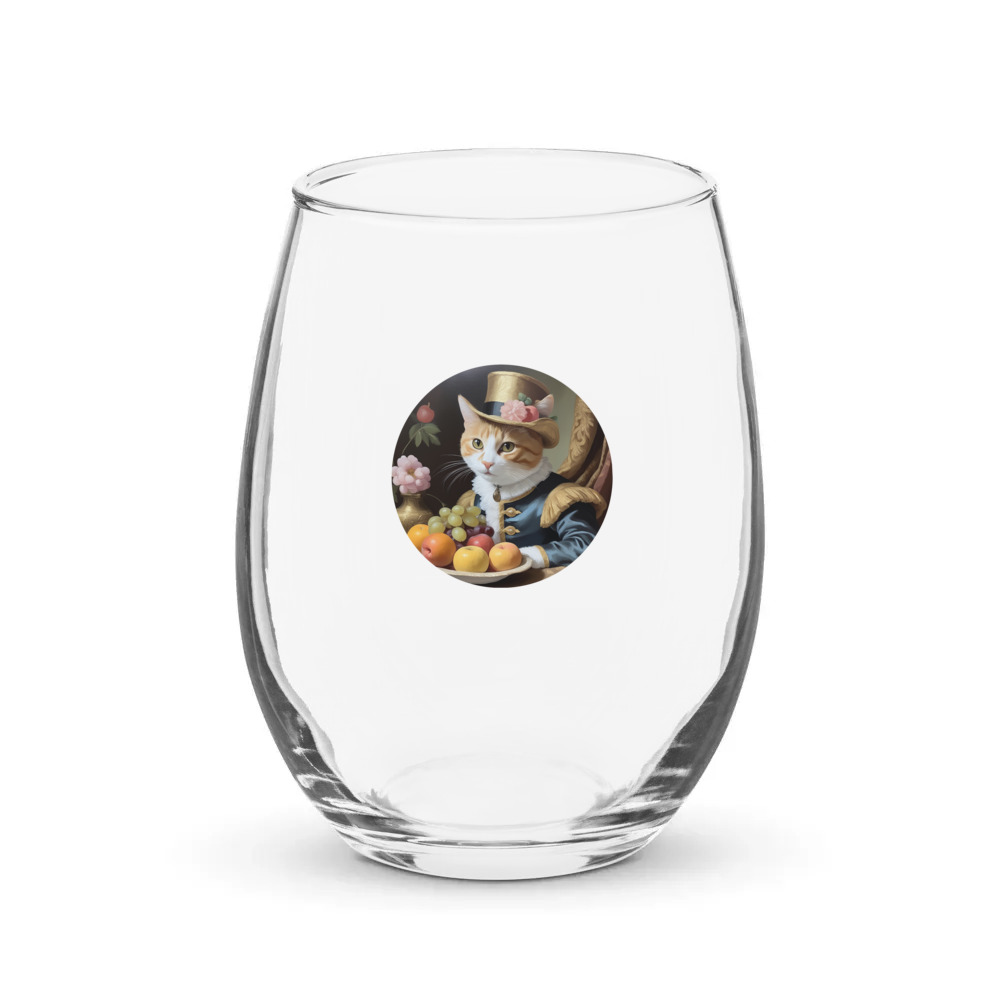 PugMug Custom Jack Jack Stemless Wine Glass