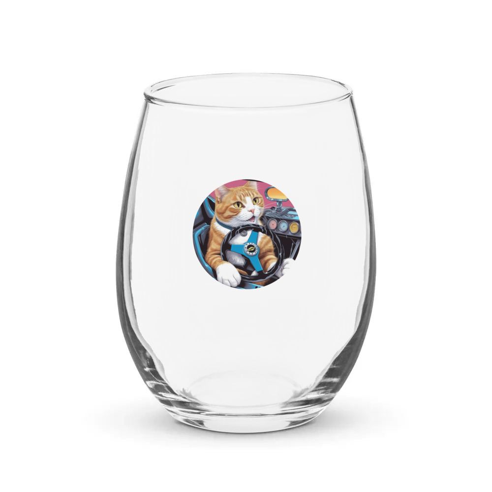 PugMug Custom Jack Jack Stemless Wine Glass