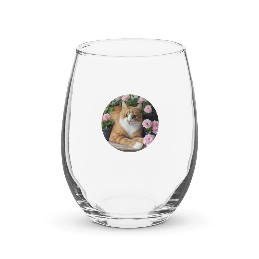 PugMug Custom Jack Jack Stemless Wine Glass