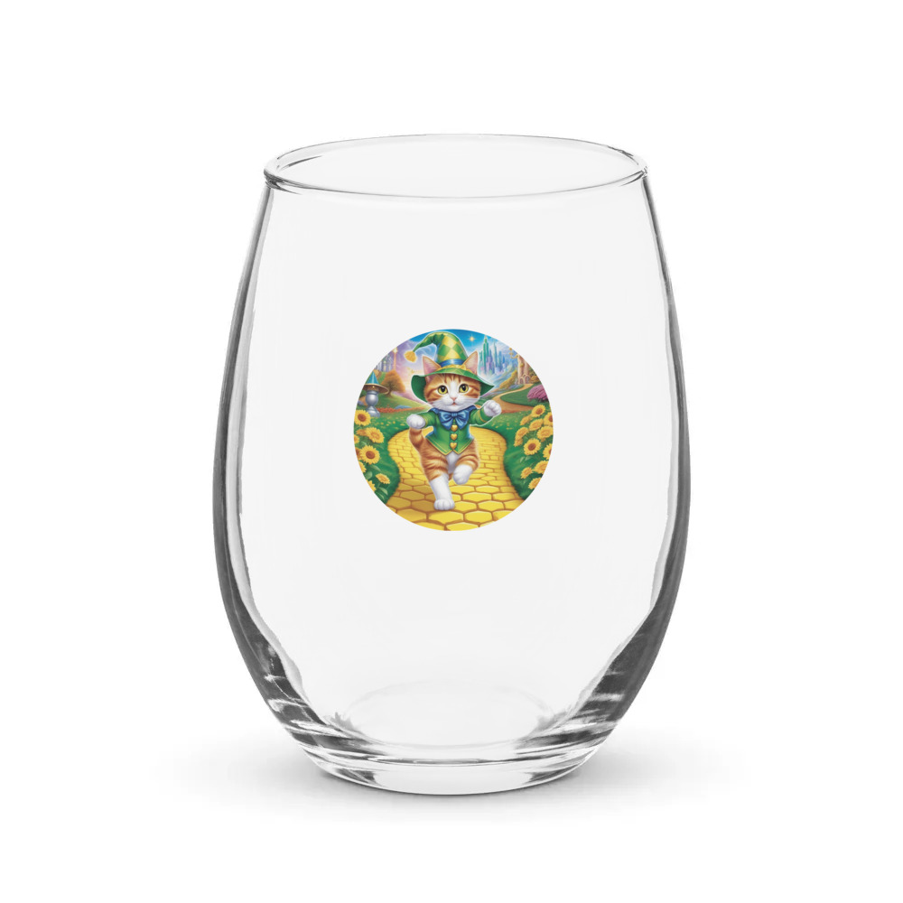PugMug Custom Jack Jack Stemless Wine Glass