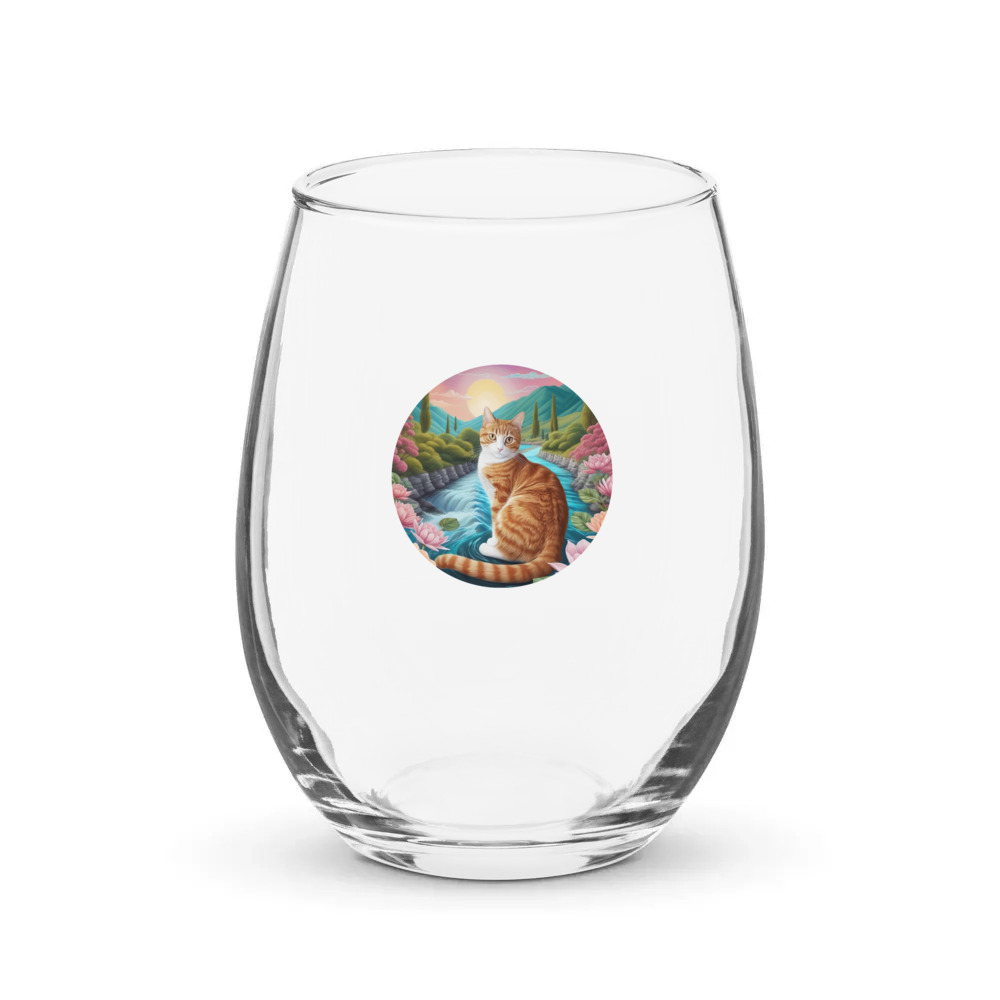PugMug Custom Jack Jack Stemless Wine Glass