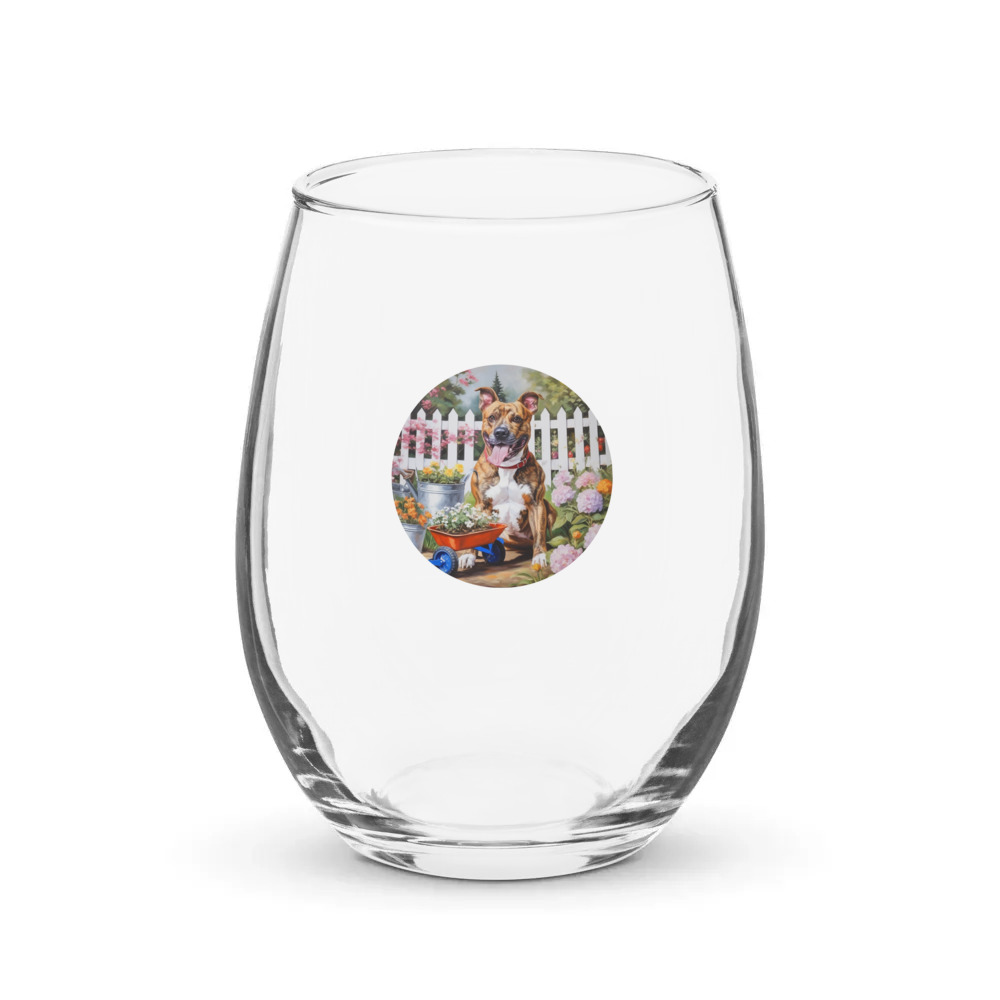PugMug Custom Tony Hawk Stemless Wine Glass