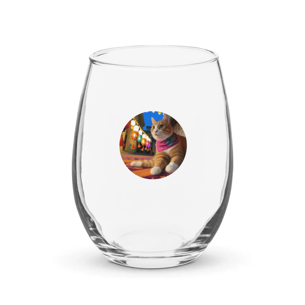 PugMug Custom Jack Jack Stemless Wine Glass