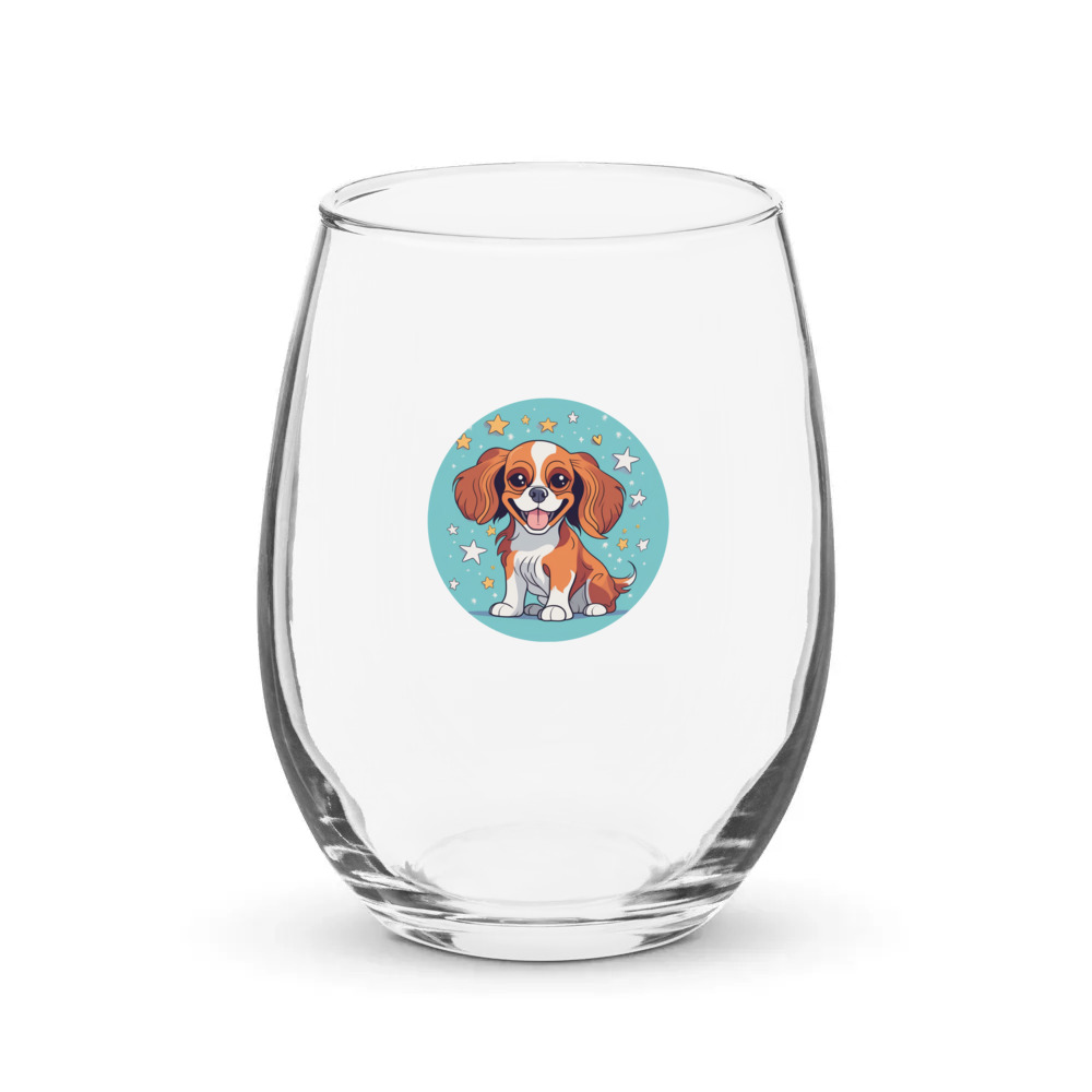 PugMug Custom Pet Stemless Wine Glass