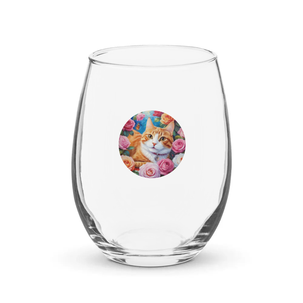 PugMug Custom Jack Jack Stemless Wine Glass