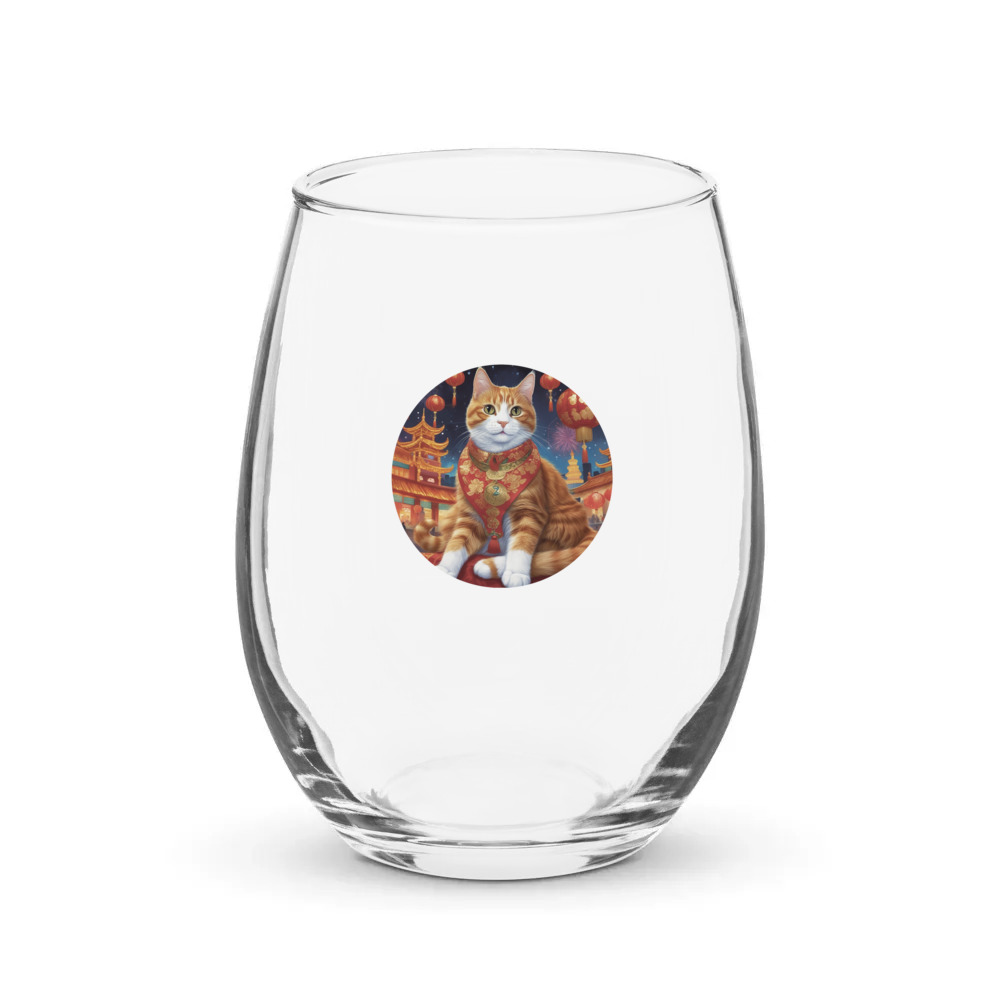 PugMug Custom Jack Jack Stemless Wine Glass