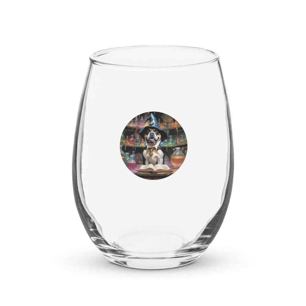 PugMug Custom McHenry Stemless Wine Glass