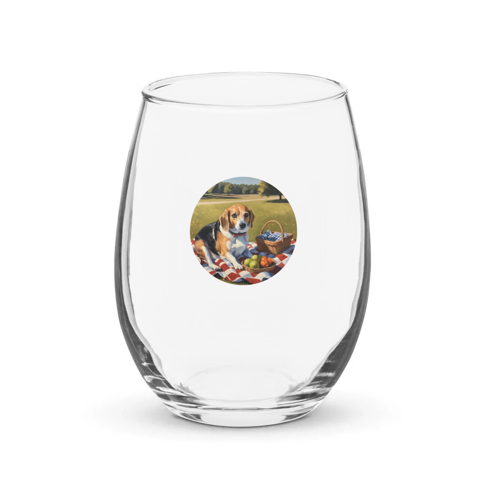 PugMug Custom Munchkin Stemless Wine Glass