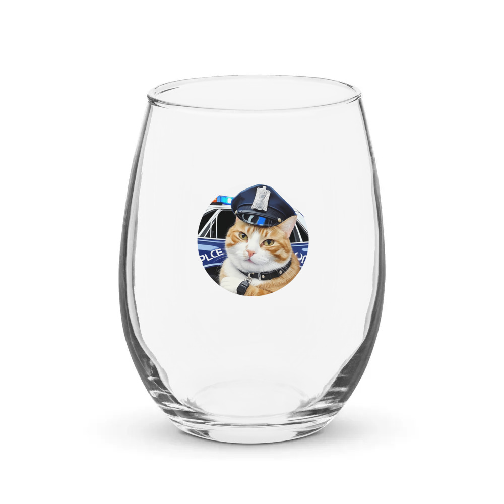 PugMug Custom Jack Jack Stemless Wine Glass