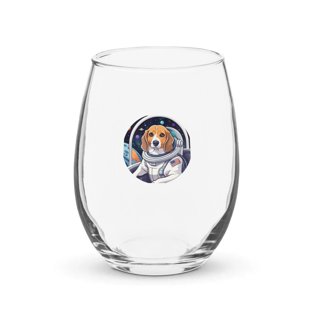 PugMug Custom Munchkin Stemless Wine Glass