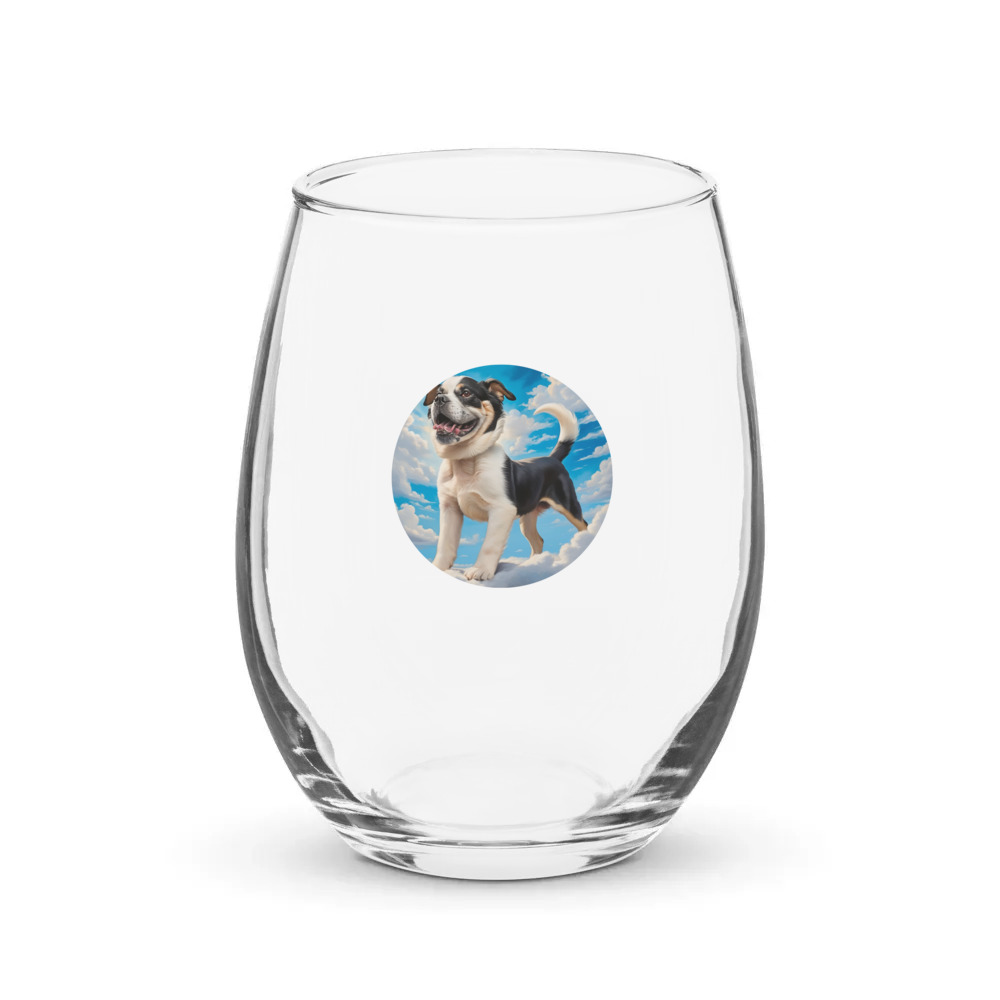 PugMug Custom McHenry Stemless Wine Glass