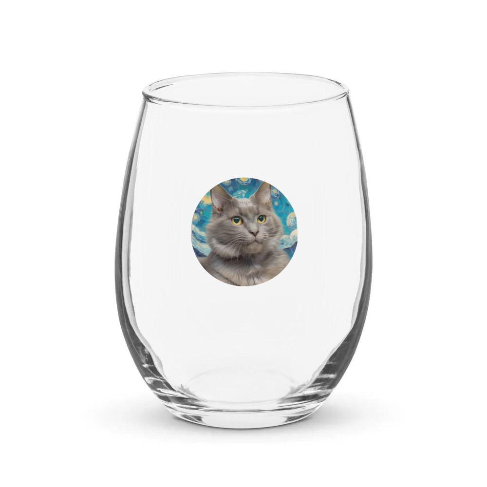 PugMug Custom Thumper Stemless Wine Glass