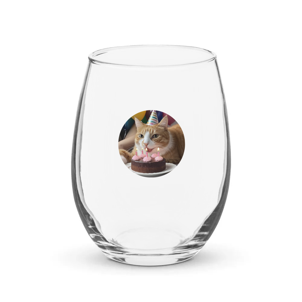 PugMug Custom Jack Jack Stemless Wine Glass