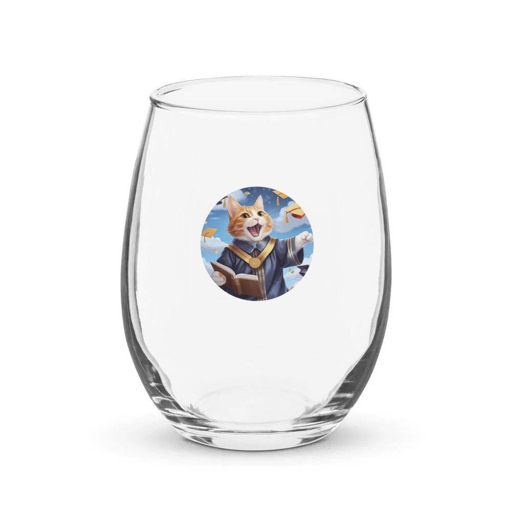 PugMug Custom Jack Jack Stemless Wine Glass