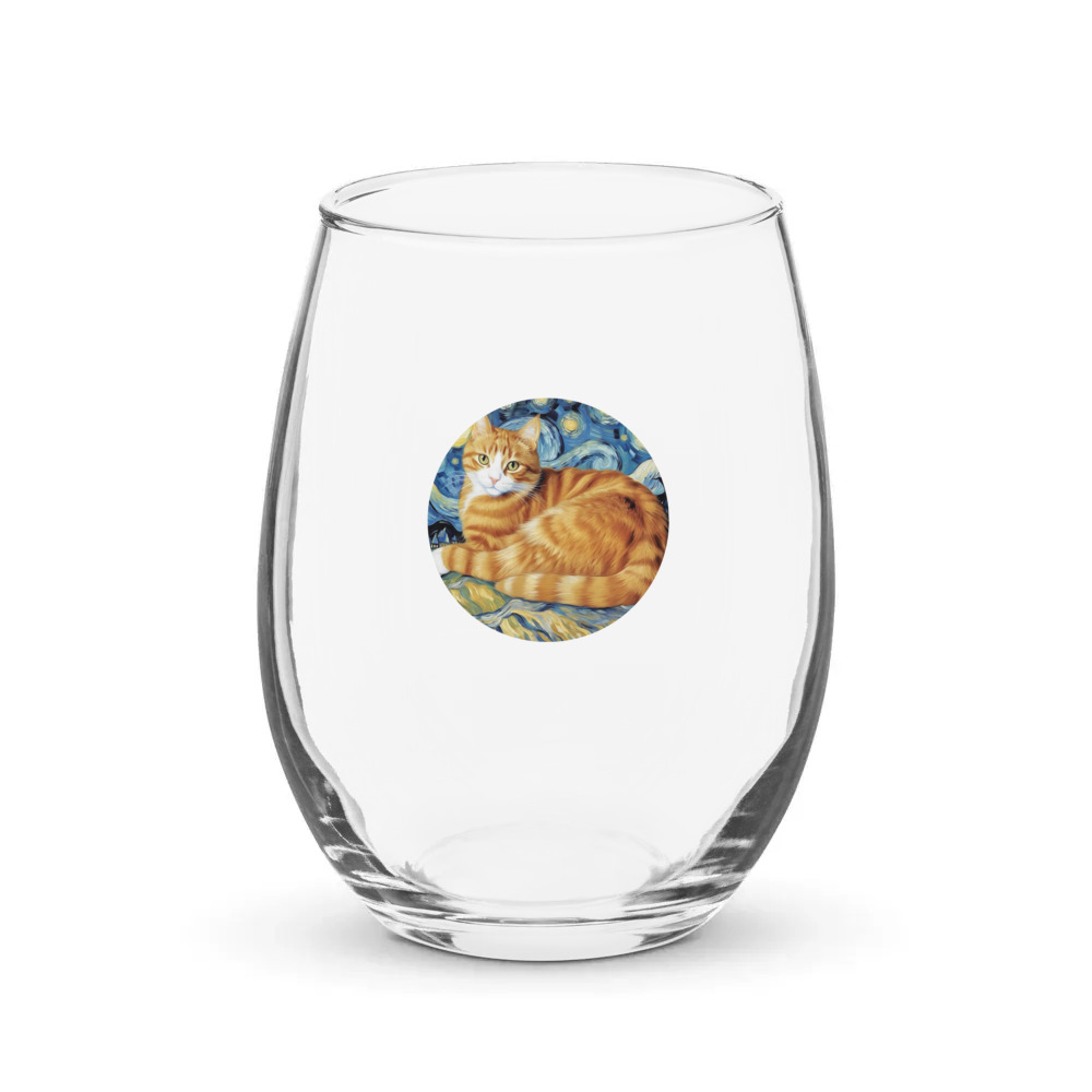 PugMug Custom Jack Jack Stemless Wine Glass