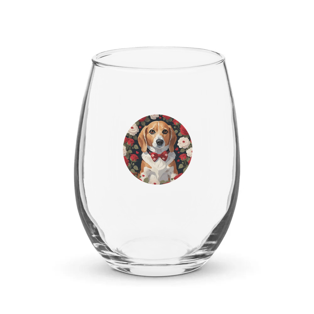 PugMug Custom Munchkin Stemless Wine Glass