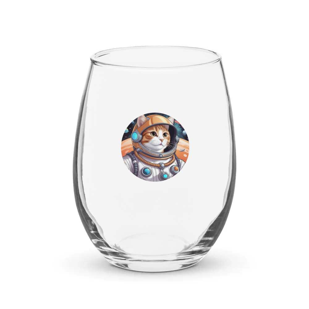 PugMug Custom Jack Jack Stemless Wine Glass
