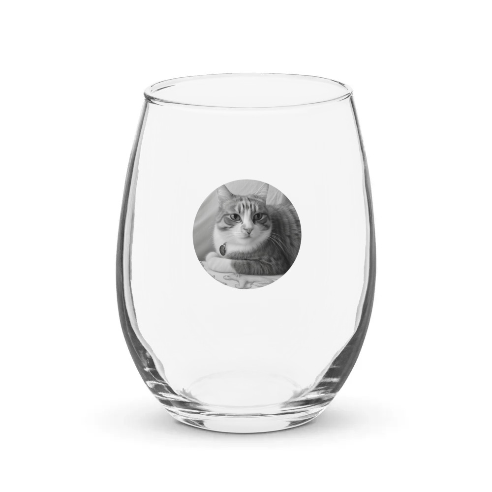 PugMug Custom Jack Jack Stemless Wine Glass