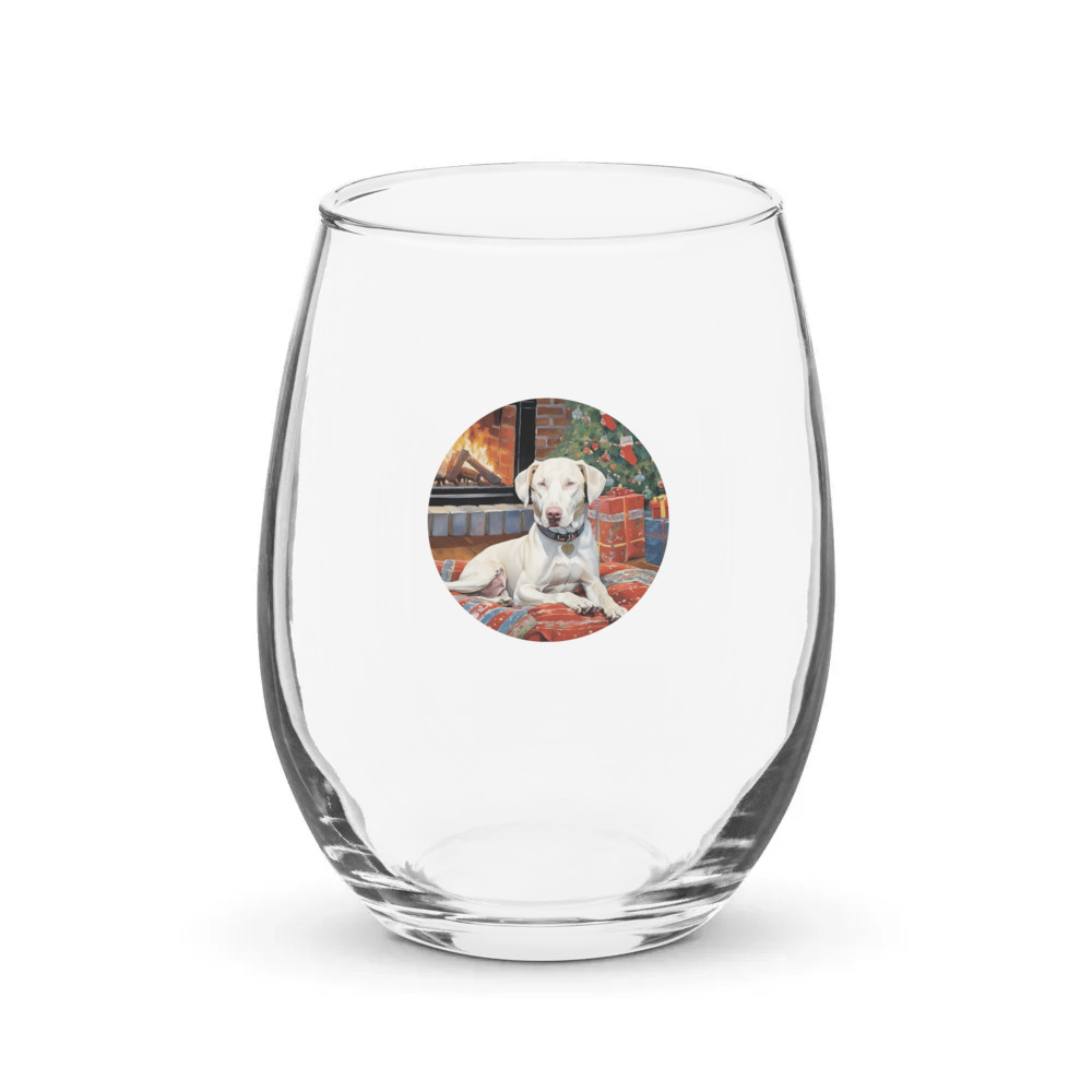 PugMug Custom Penny Stemless Wine Glass