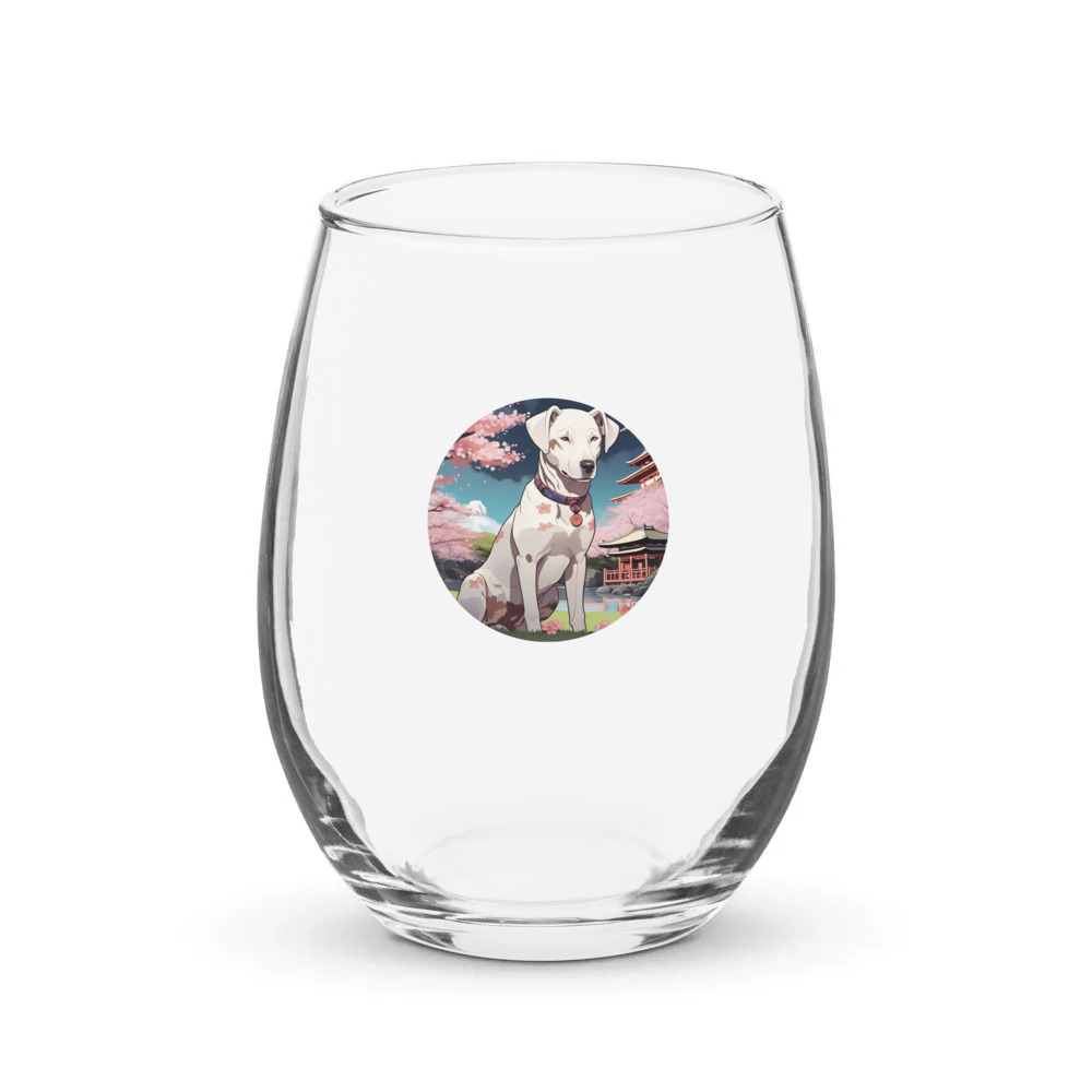 PugMug Custom Penny Stemless Wine Glass