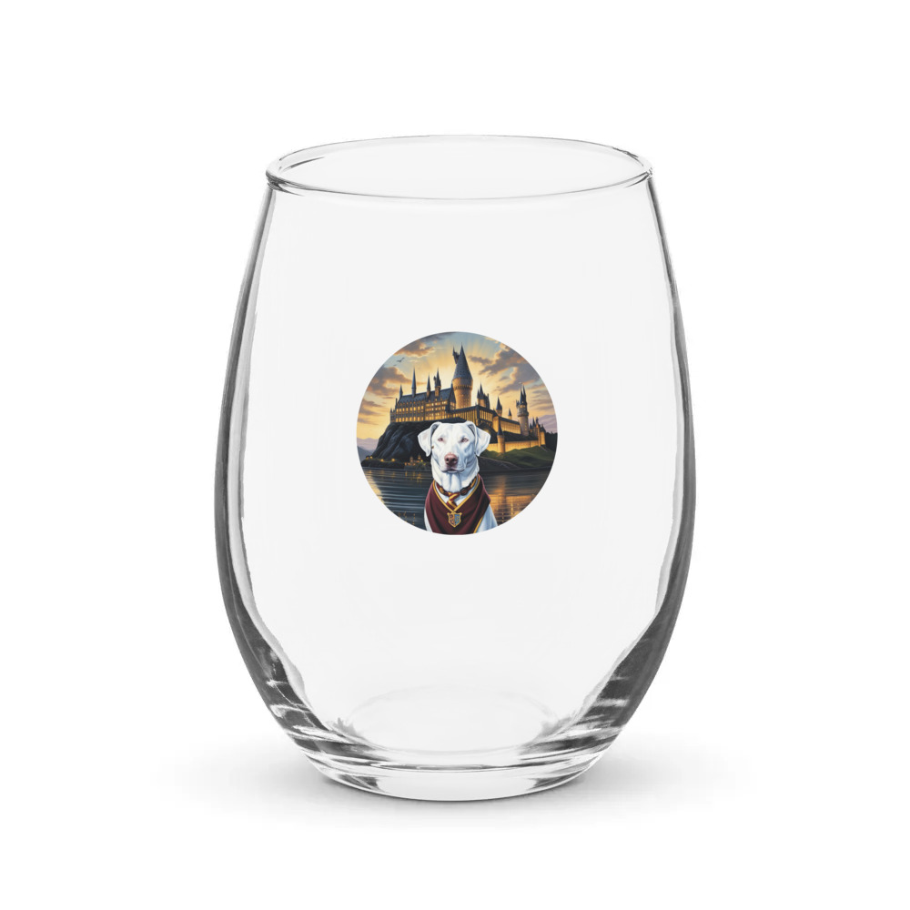 PugMug Custom Penny Stemless Wine Glass