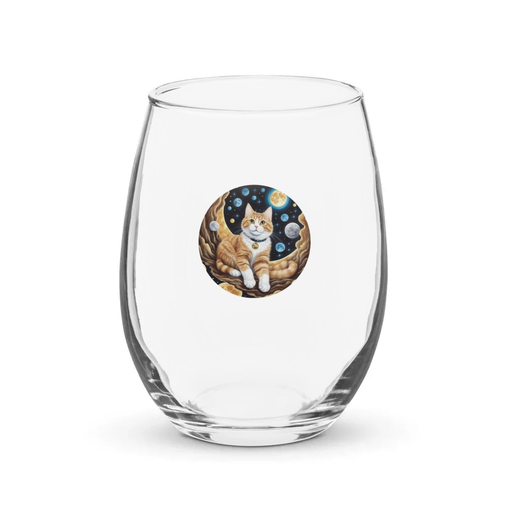PugMug Custom Jack Jack Stemless Wine Glass