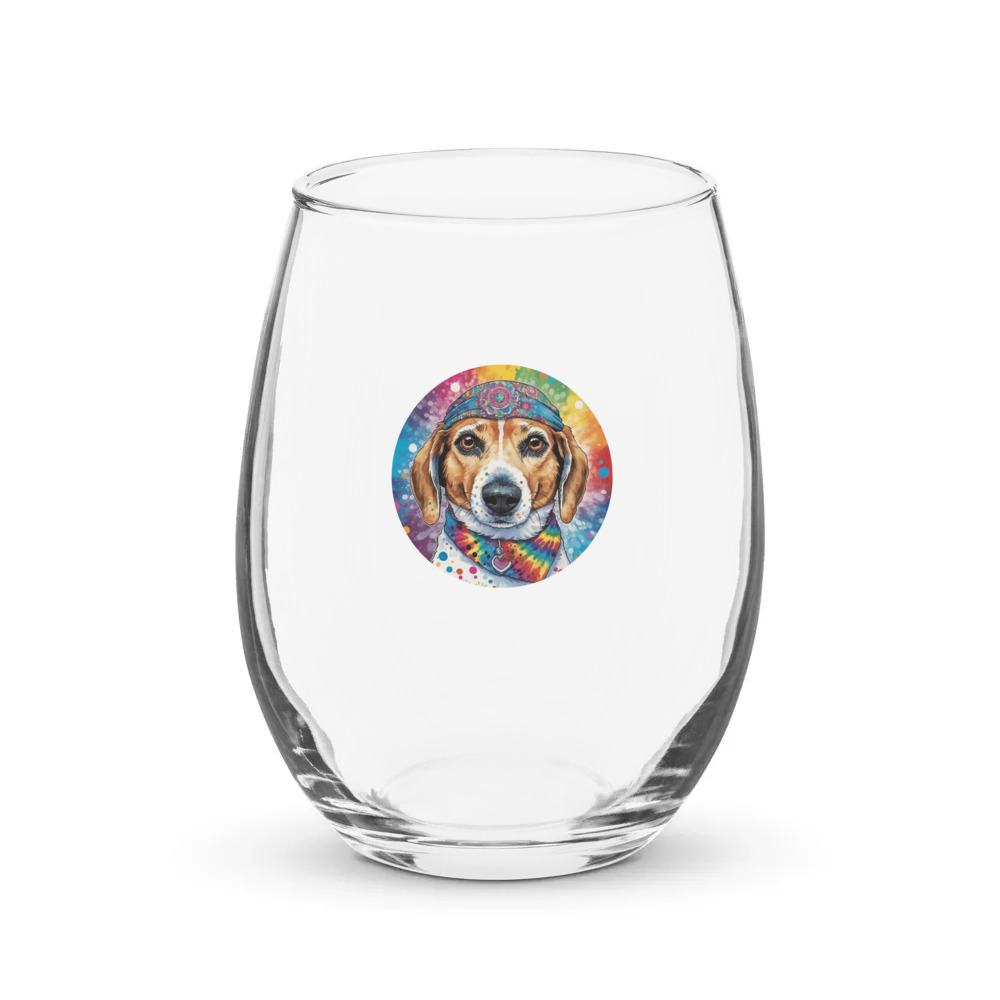 PugMug Custom Munchkin Stemless Wine Glass