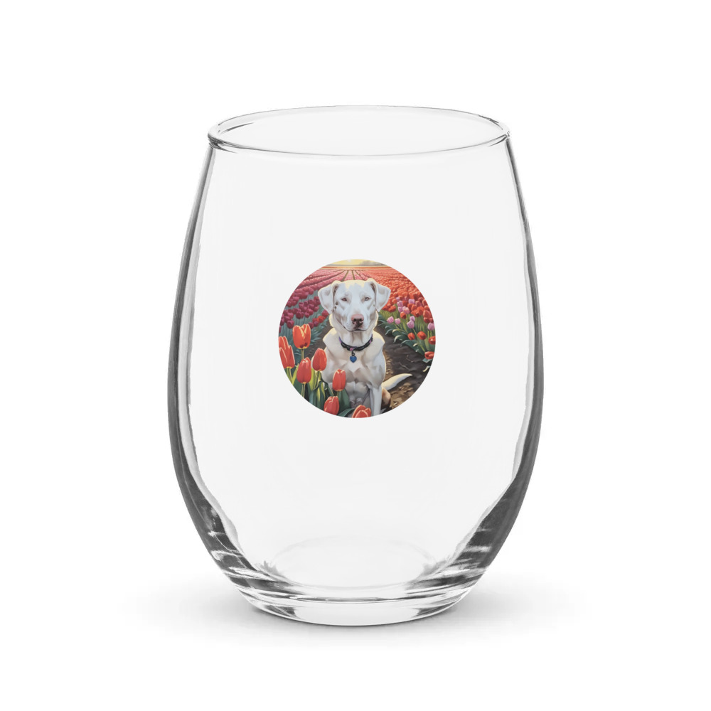 PugMug Custom Penny Stemless Wine Glass