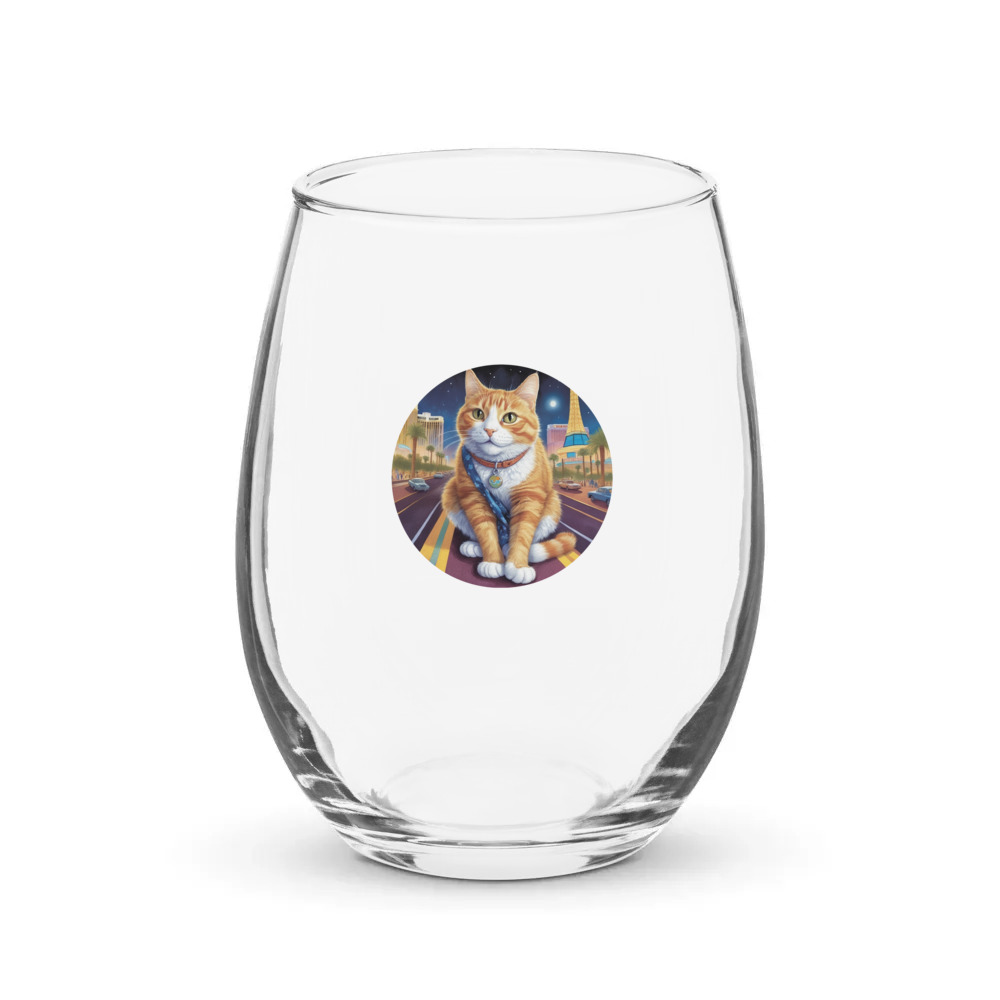 PugMug Custom Jack Jack Stemless Wine Glass