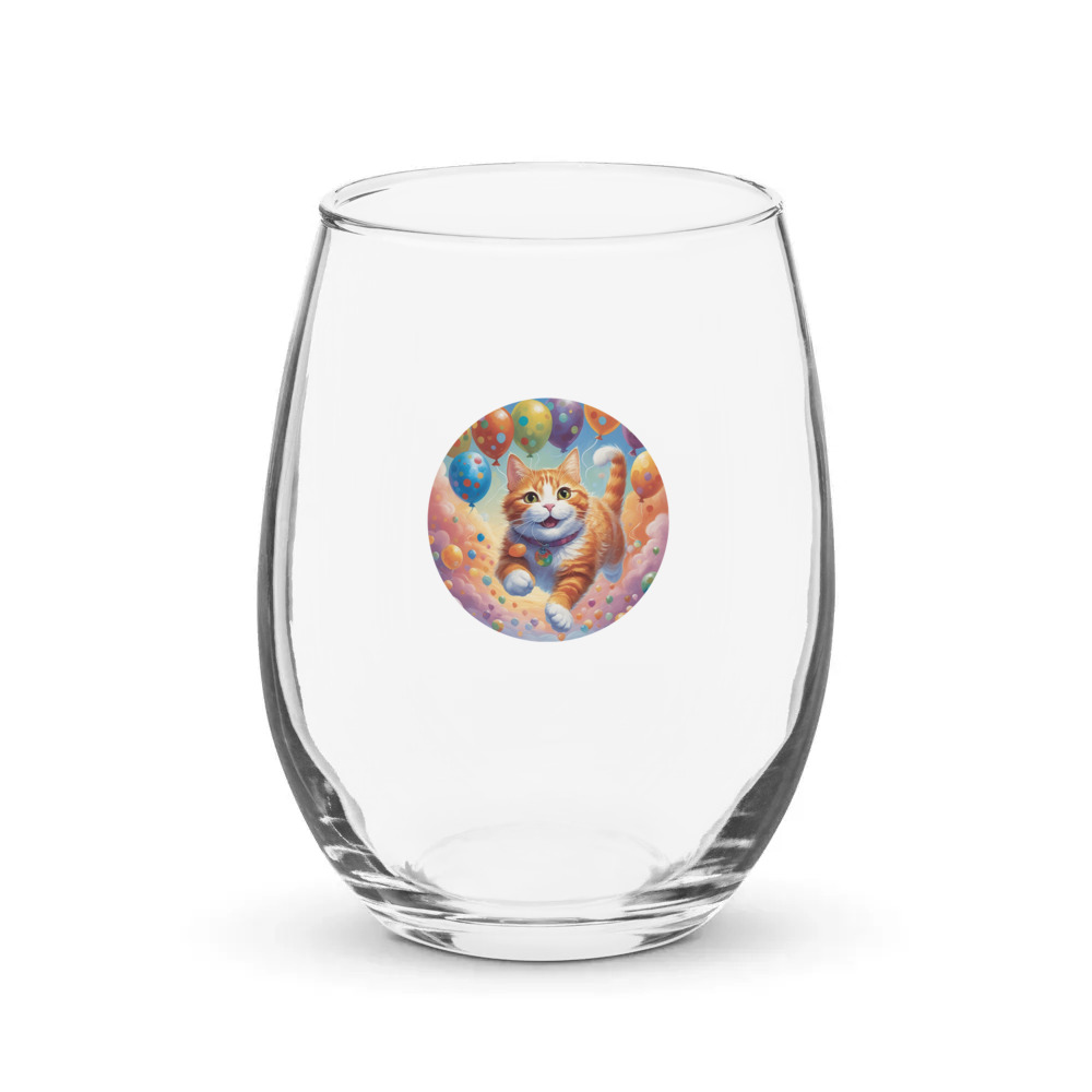 PugMug Custom Jack Jack Stemless Wine Glass
