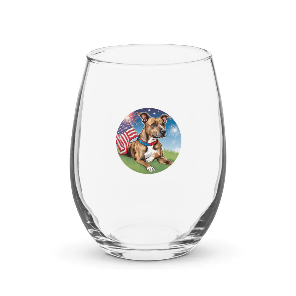 PugMug Custom Tony Hawk Stemless Wine Glass