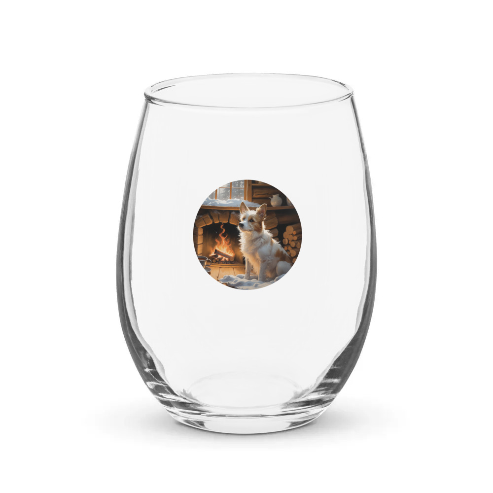 PugMug Custom Luna Stemless Wine Glass