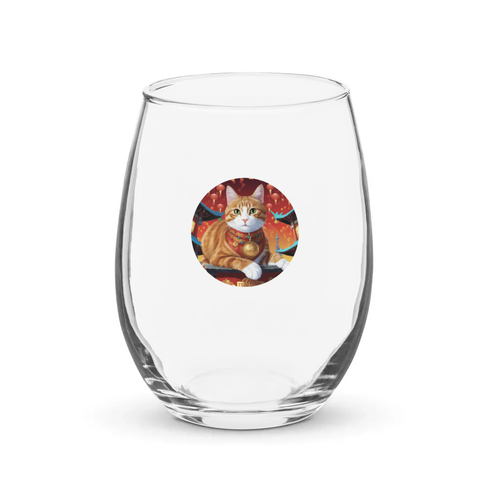 PugMug Custom Jack Jack Stemless Wine Glass