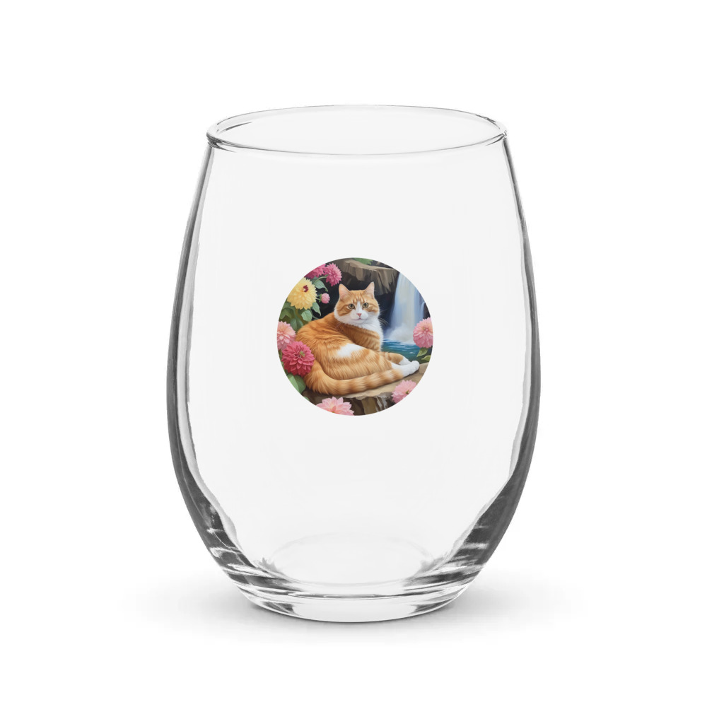 PugMug Custom Jack Jack Stemless Wine Glass