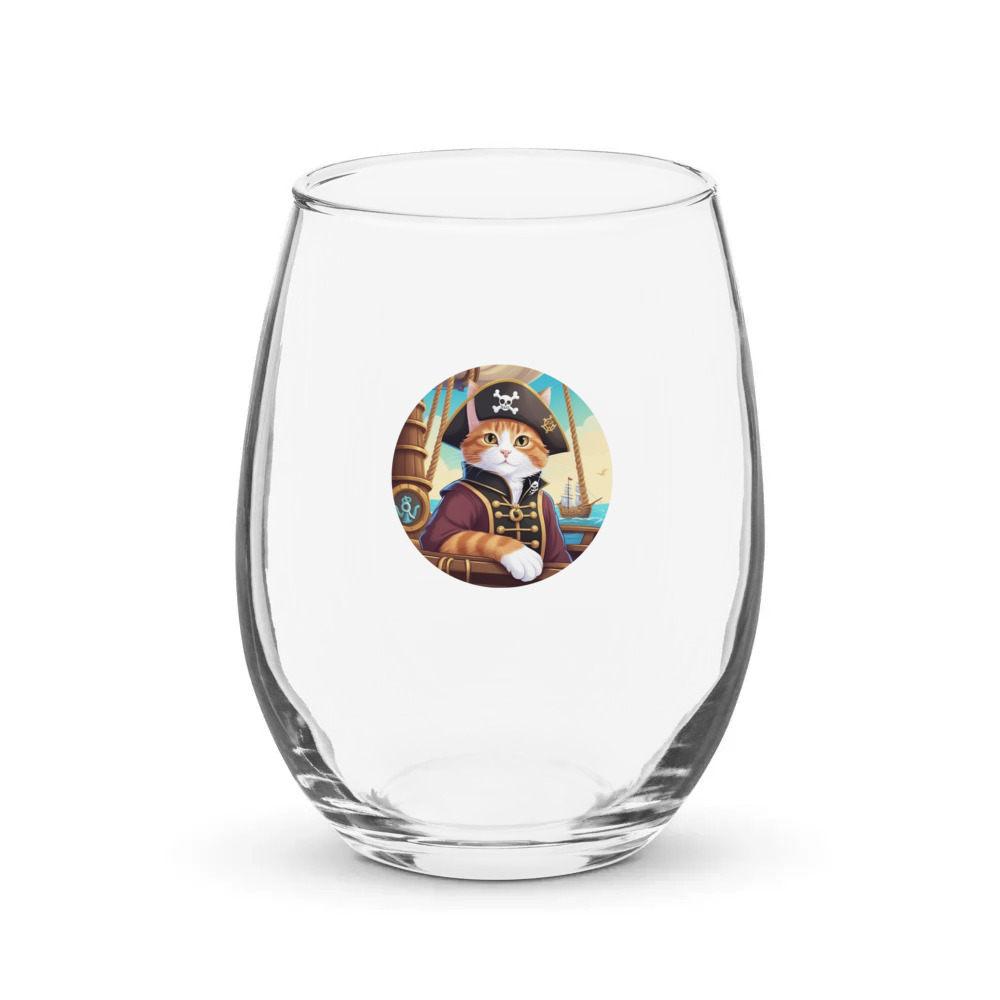 PugMug Custom Jack Jack Stemless Wine Glass
