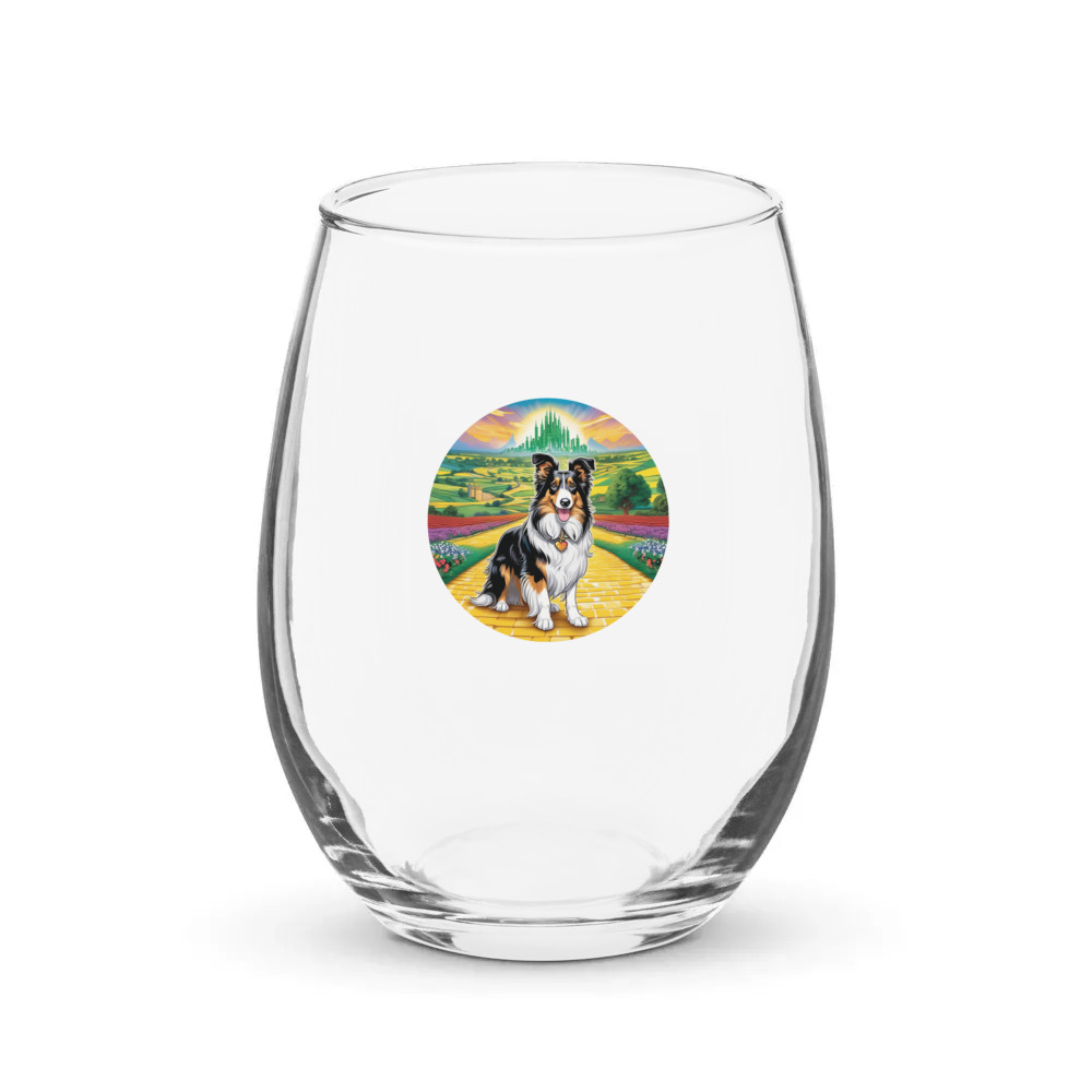 PugMug Custom Pet Stemless Wine Glass