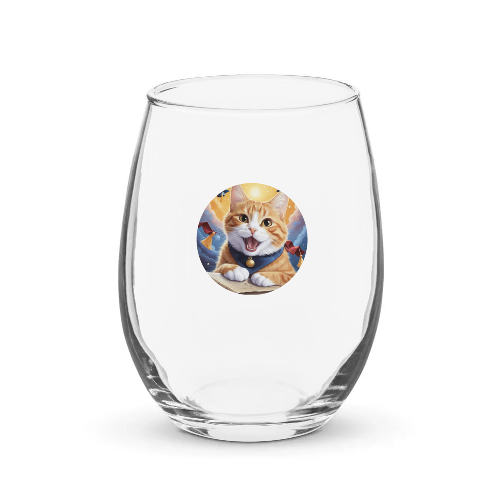 PugMug Custom Jack Jack Stemless Wine Glass