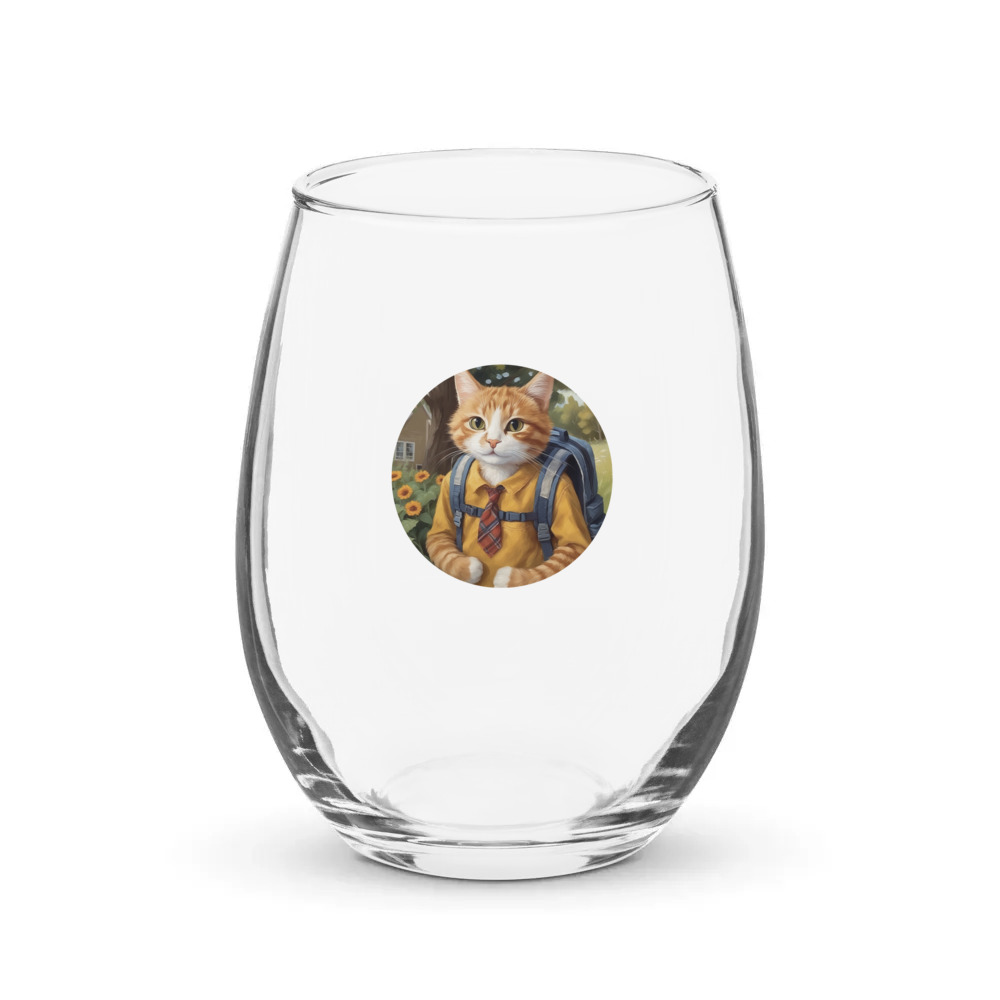 PugMug Custom Jack Jack Stemless Wine Glass