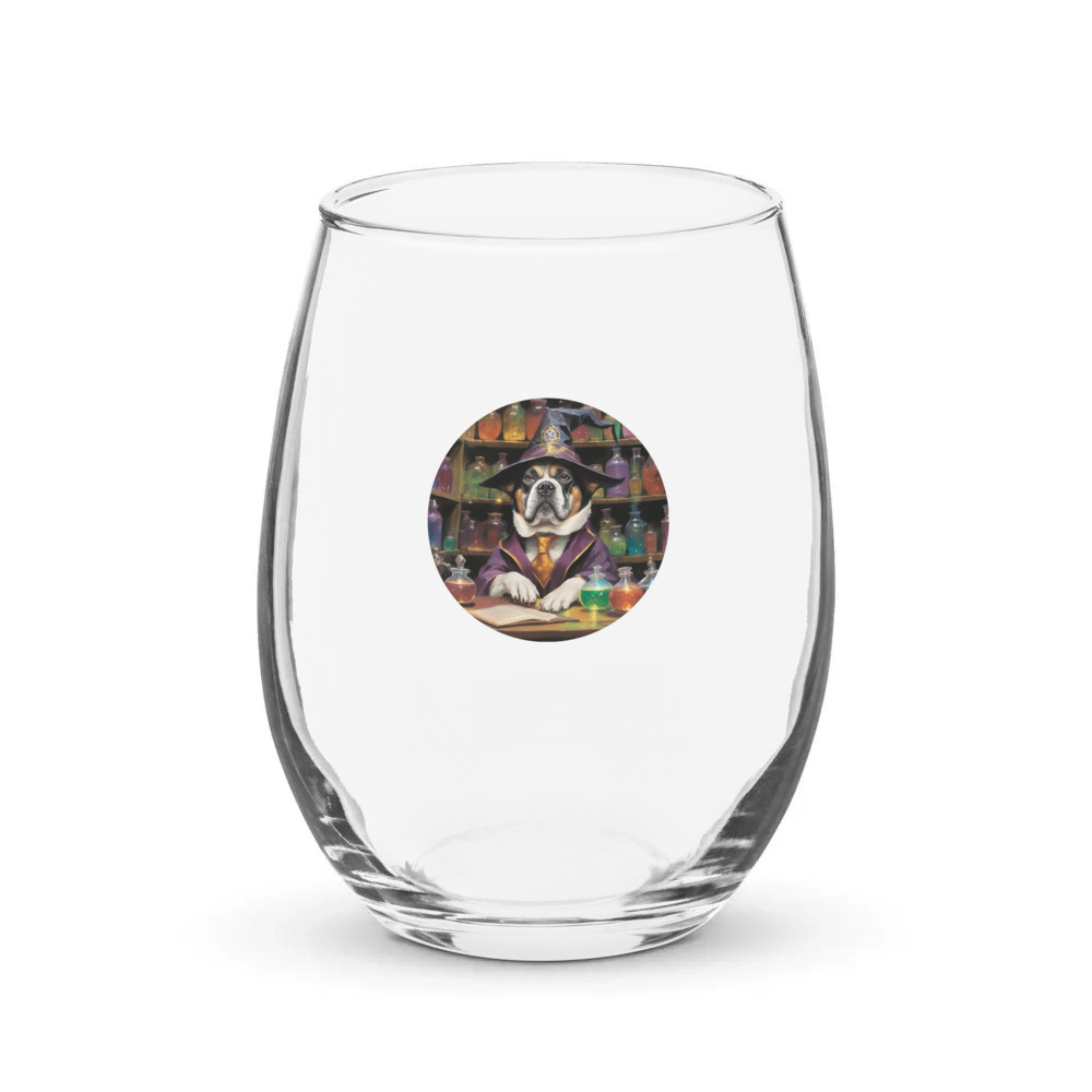 PugMug Custom McHenry Stemless Wine Glass