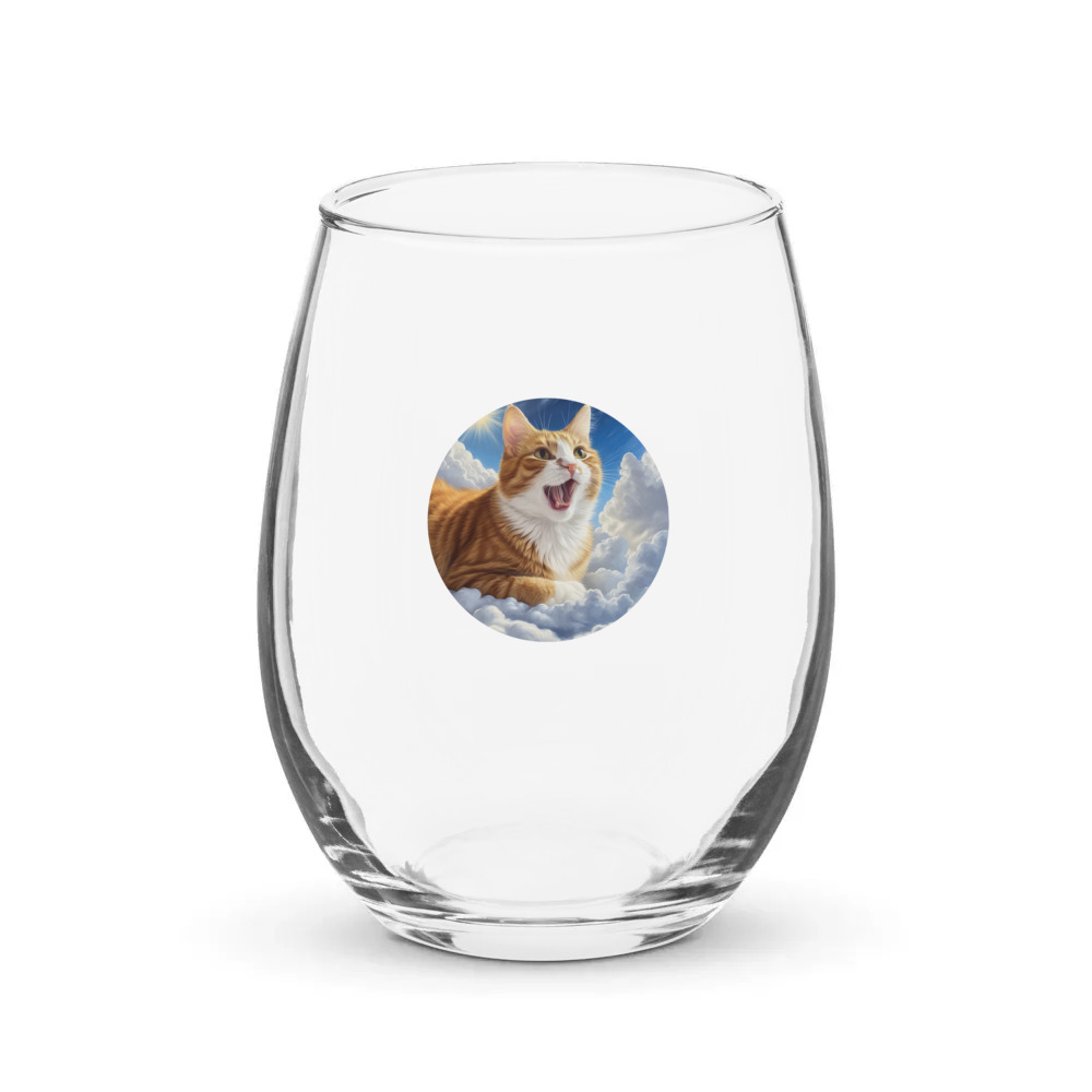 PugMug Custom Jack Jack Stemless Wine Glass