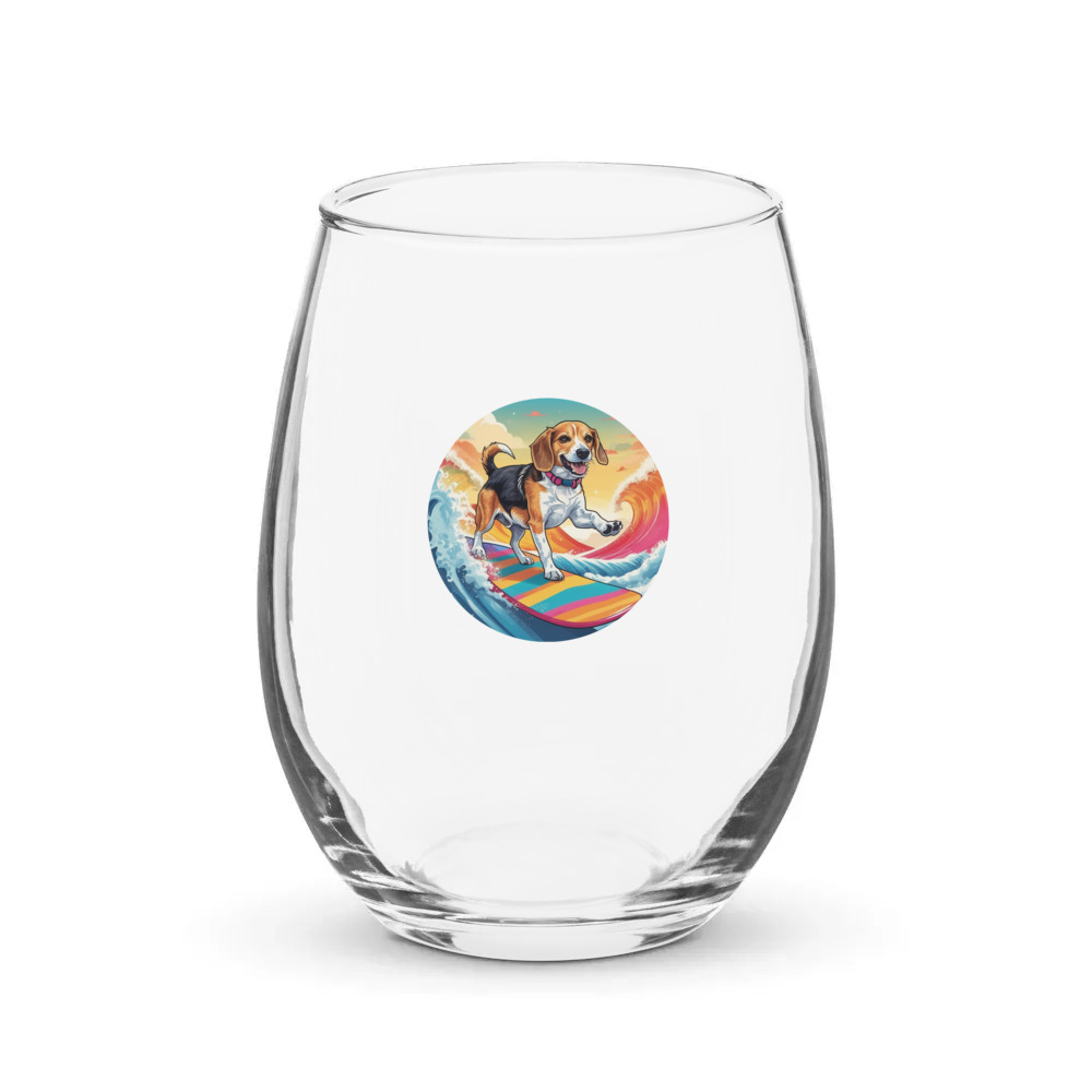 PugMug Custom Munchkin Stemless Wine Glass