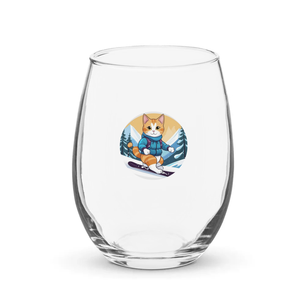 PugMug Custom Jack Jack Stemless Wine Glass
