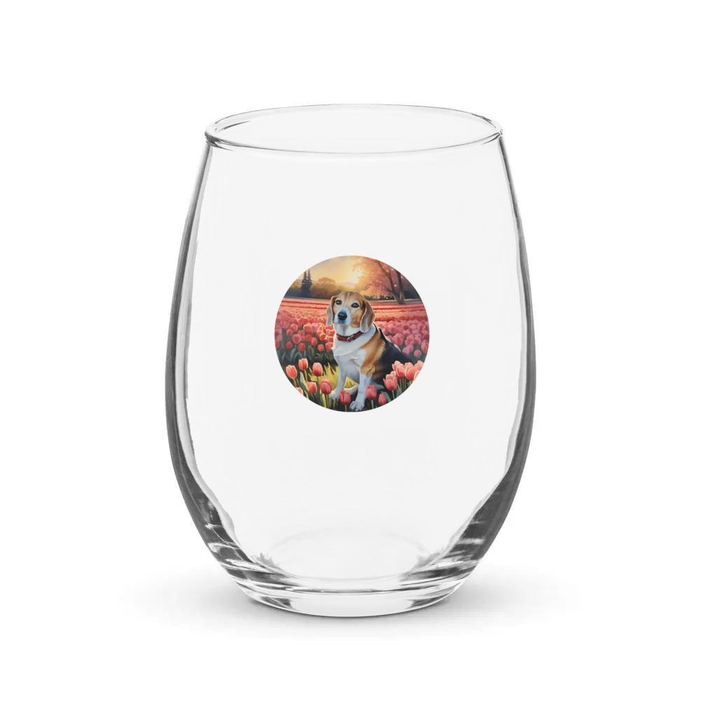 PugMug Custom Munchkin Stemless Wine Glass