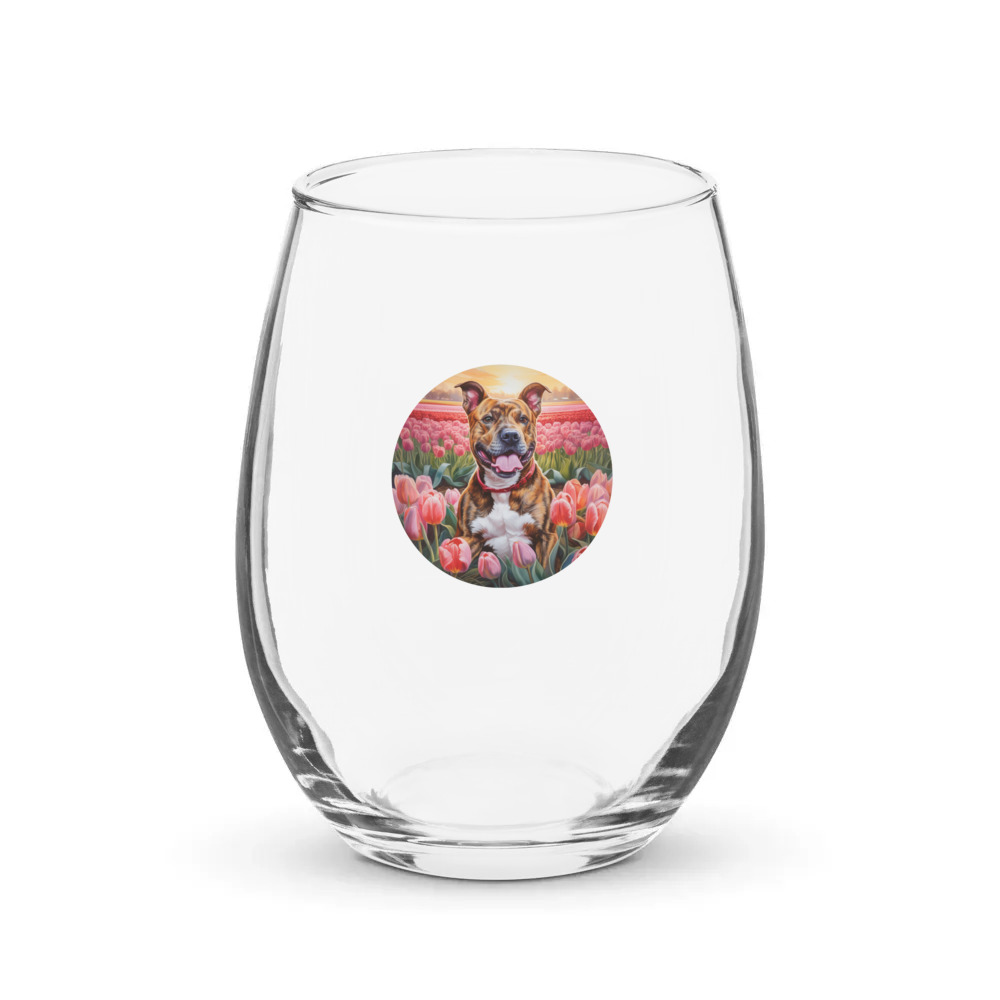 PugMug Custom Tony Hawk Stemless Wine Glass