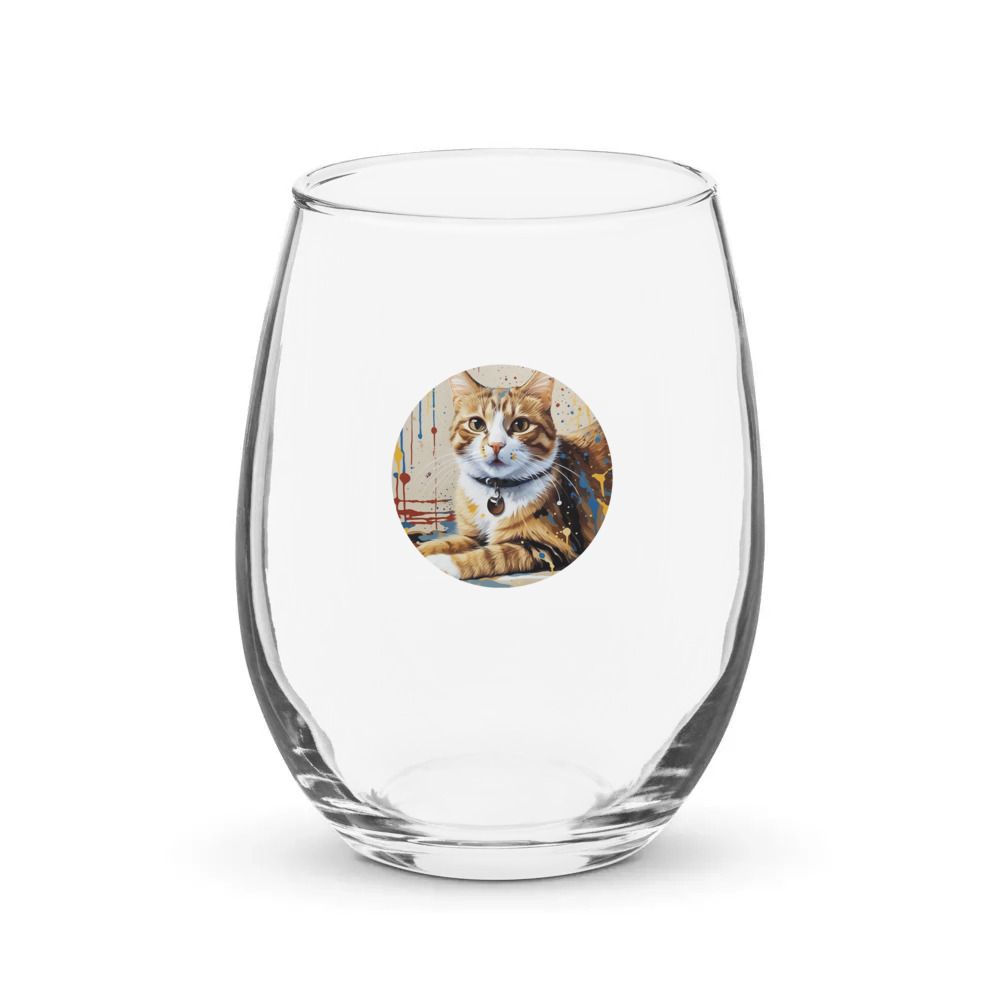 PugMug Custom Jack Jack Stemless Wine Glass