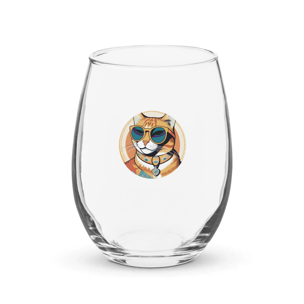 PugMug Custom Jack Jack Stemless Wine Glass